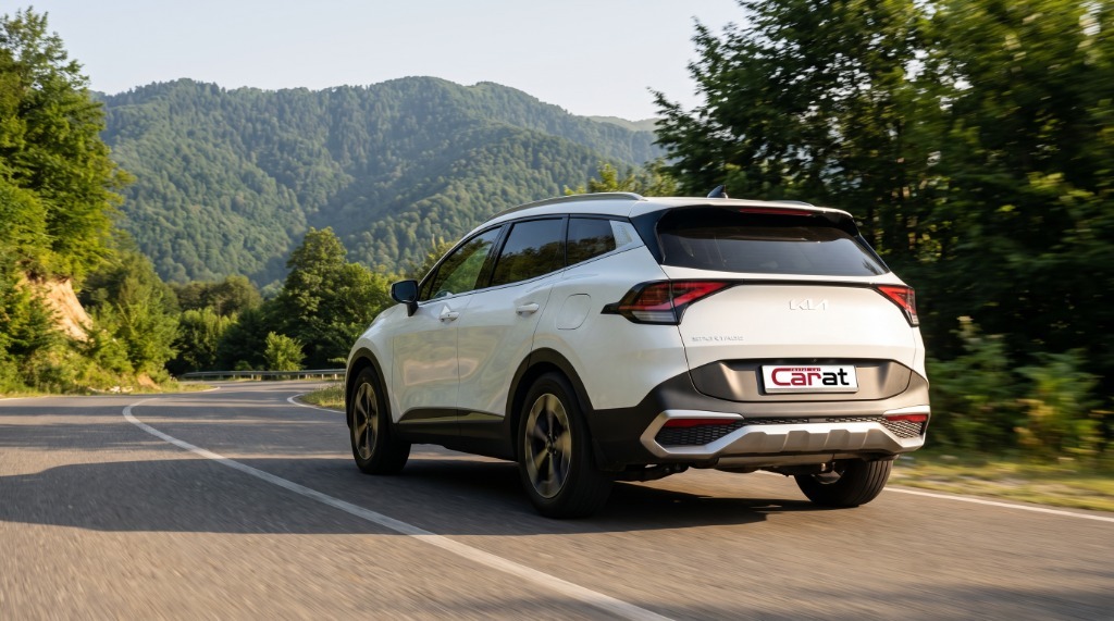Payızda Azərbaycan dağ yolları üçün icarəlik Kia Sportage SUV