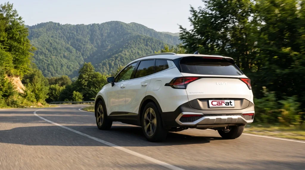Carat Rent A Car Kia Sportage SUV Azərbaycan yollarında